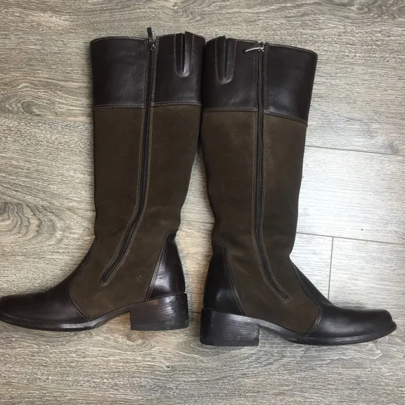 PAJAR Vintage Brown Suede/Leather Riding Boots