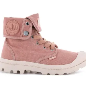 PALLADIUM Women’s Baggy Foldover Lace-up Boot Rose Brick Pink Size 4.5
