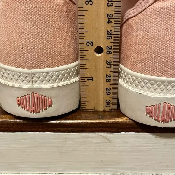 PALLADIUM Women’s Baggy Foldover Lace-up Boot Rose Brick Pink Size 4.5