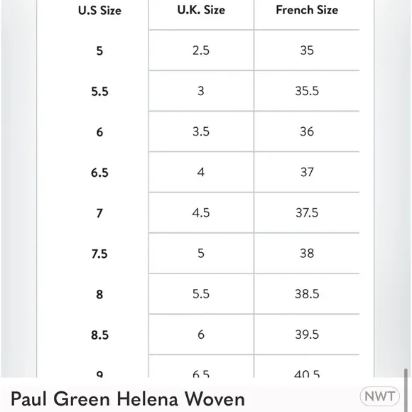 Paul Green Helena WovenLeather BlockHeel Sandal Size 8.5‎