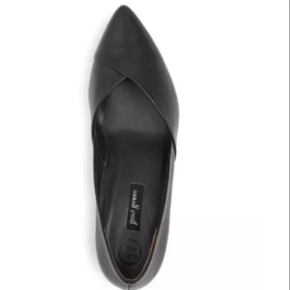 PAUL GREEN🔴black Leather pumps Size UK 5 US 7.5 gently used