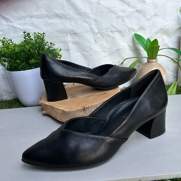 PAUL GREEN🔴black Leather pumps Size UK 5 US 7.5 gently used