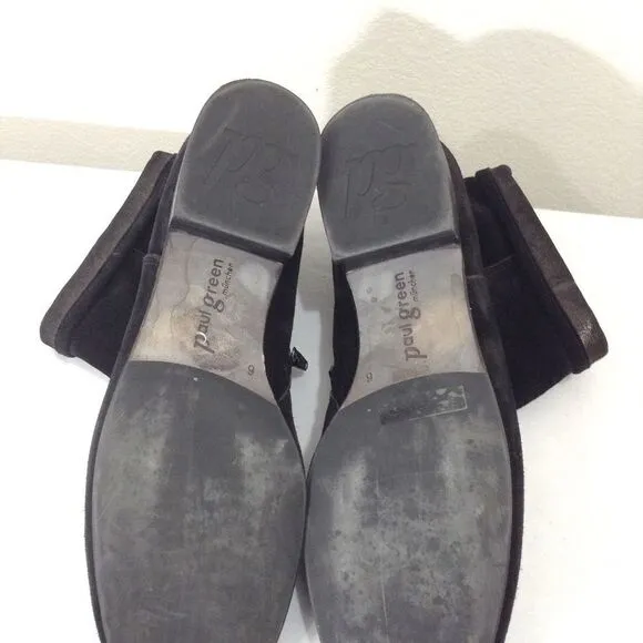 Paul Green Suede Ankle Boots Size 8 1/2