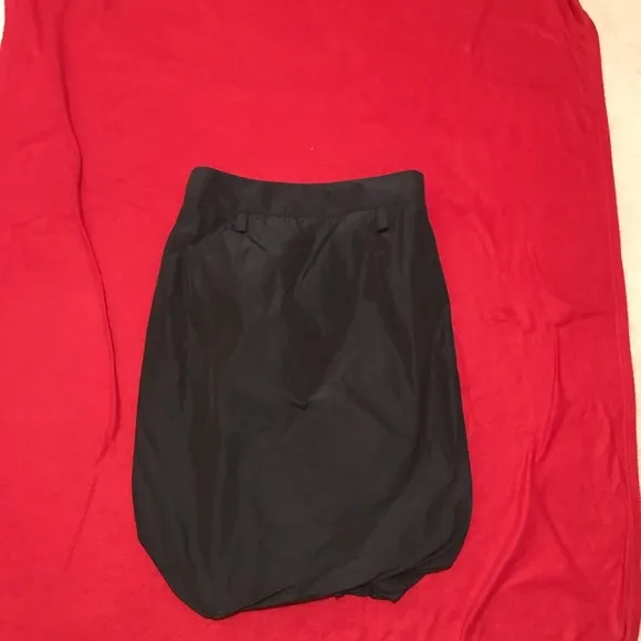 Pauw Amsterdam Faux Wrap Black Skirt