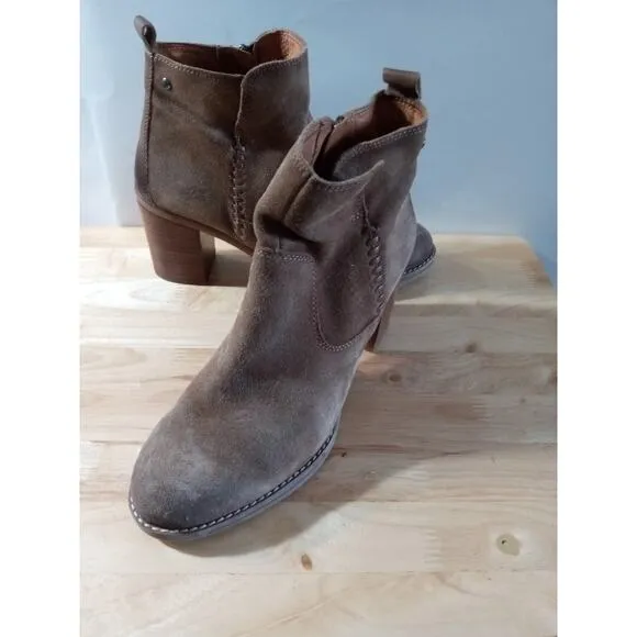 Pikolinos, Pompeya Ankle Boots Block Heeled Suede 39/8