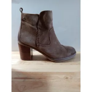 Pikolinos, Pompeya Ankle Boots Block Heeled Suede 39/8