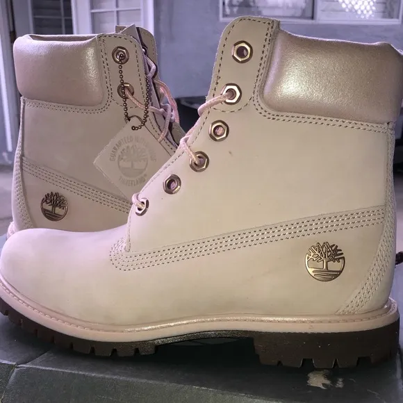 Pink/Metallic Timberland Women Boots
