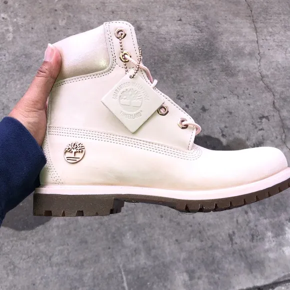 Pink/Metallic Timberland Women Boots