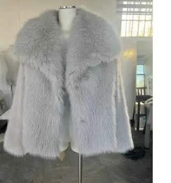 Plush Faux Fur Coat Women's Winter Lapel Jacket - Urbane Boujee™
