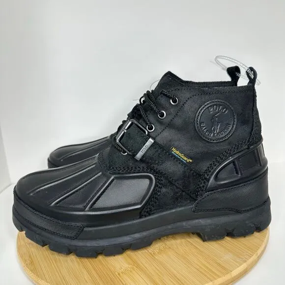 Polo Ralph Lauren Oslo Low Boot Waterproof Suede Leather Mens 11.5D NEW $198