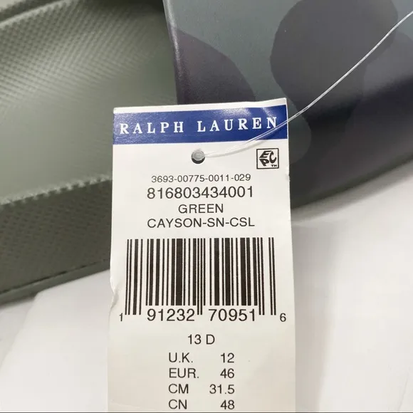 Polo Ralph Lauren Tiger Cayson Sport Slide Sandals