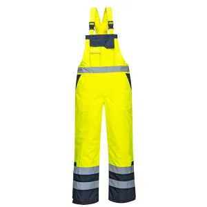 Portwest S489 - Hi-Vis Contrast Winter Bib and Brace