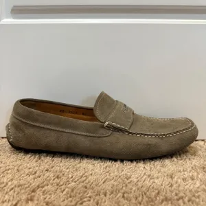 Prada Suede Leather Loafers Driving Moccasins Casual Shoes Size 8.5