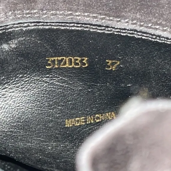 Prada Women’s Black Suede Wedge Boots Size 37/7
