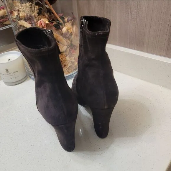 Prada boots brown suede Size 37.5