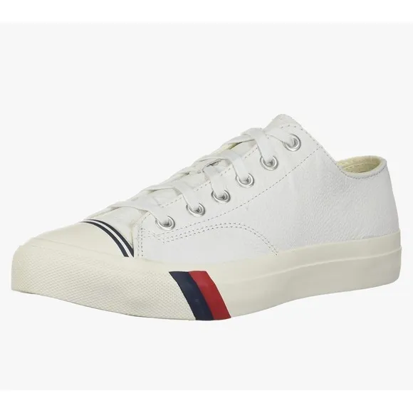 Pro Keds Royal Lo Classic Leather Lace Up Sneaker White Men's Size 5/Women 7