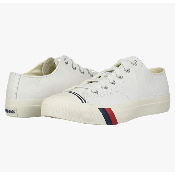 Pro Keds Royal Lo Classic Leather Lace Up Sneaker White Men's Size 5/Women 7