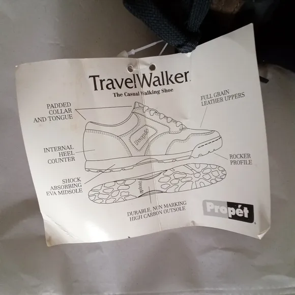 Propet NWT Men's Brown Suede Leather Travel Walker Casual Shoes 8EE MSRP $109.99
