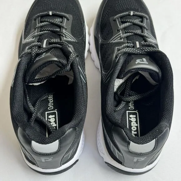 Propet One Lt Walking Shoes Sneakers MAA022M-BGRM-11 Men's Size 11 Black Grey