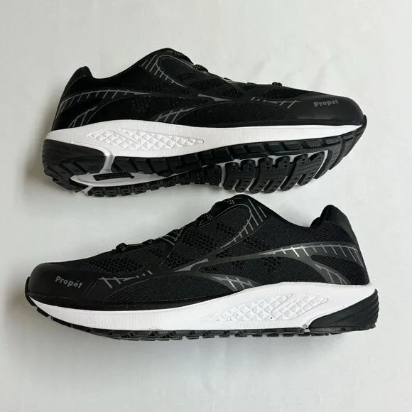 Propet One Lt Walking Shoes Sneakers MAA022M-BGRM-11 Men's Size 11 Black Grey