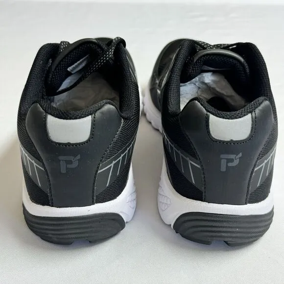 Propet One Lt Walking Shoes Sneakers MAA022M-BGRM-11 Men's Size 11 Black Grey