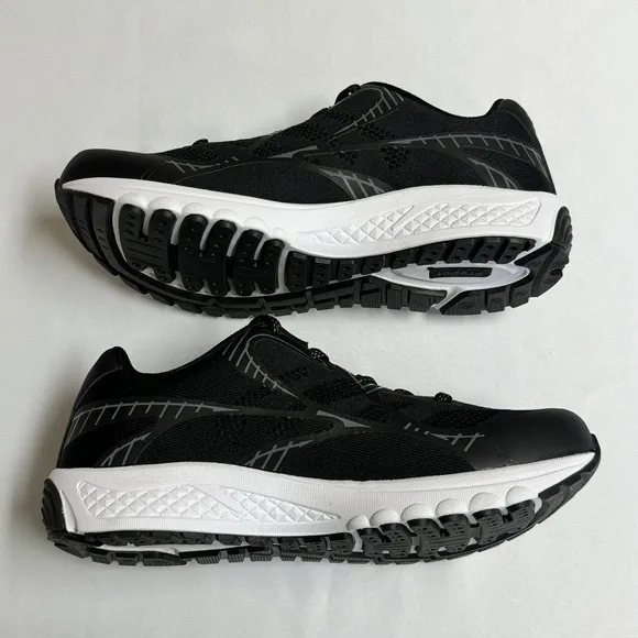 Propet One Lt Walking Shoes Sneakers MAA022M-BGRM-11 Men's Size 11 Black Grey