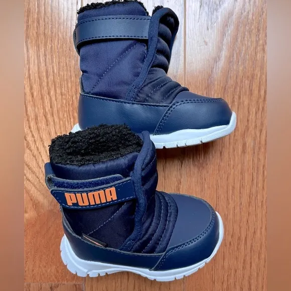 Puma baby/toddler winter insulated sport boots, size 4
