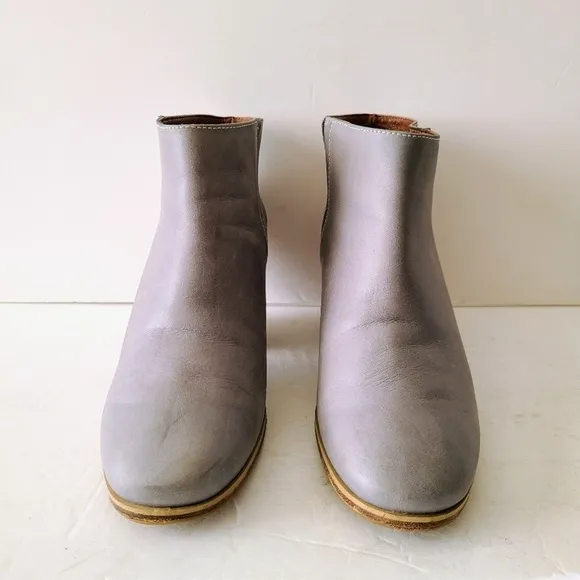 RACHEL COMEY Mars Gray Leather Ankle Boot Bootie, Size 7