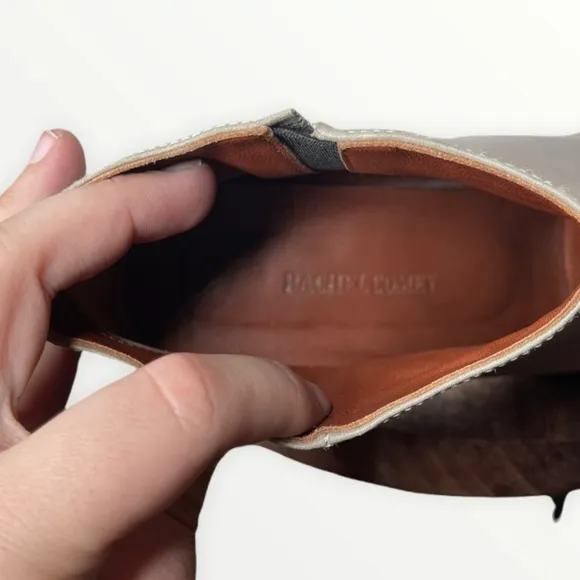 RACHEL COMEY Mars Gray Leather Ankle Boot Bootie, Size 7