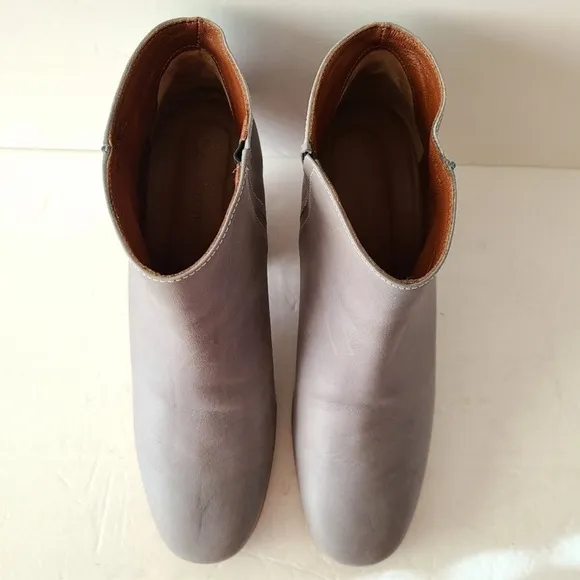 RACHEL COMEY Mars Gray Leather Ankle Boot Bootie, Size 7