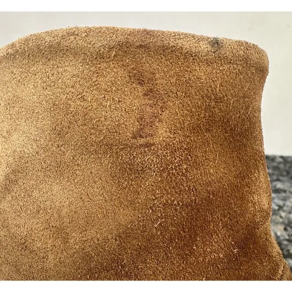 Rag &amp; Bone Axel Mid Boots Zipper Brown Suede Size: 38.5