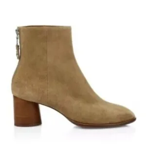 Rag &amp; Bone Fleur Olive Suede Ankle Boots 9