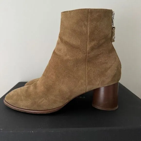 Rag &amp; Bone Fleur Olive Suede Ankle Boots 9