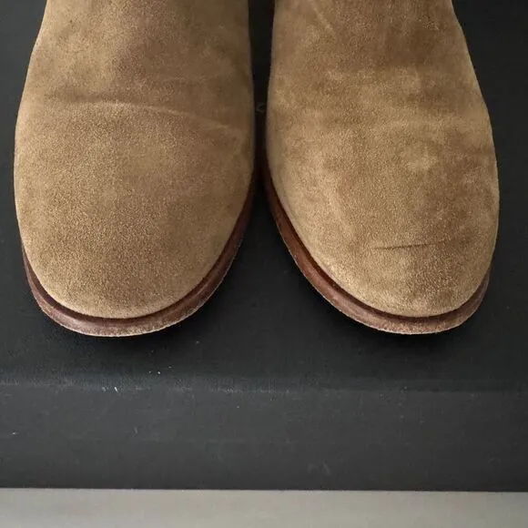 Rag &amp; Bone Fleur Olive Suede Ankle Boots 9