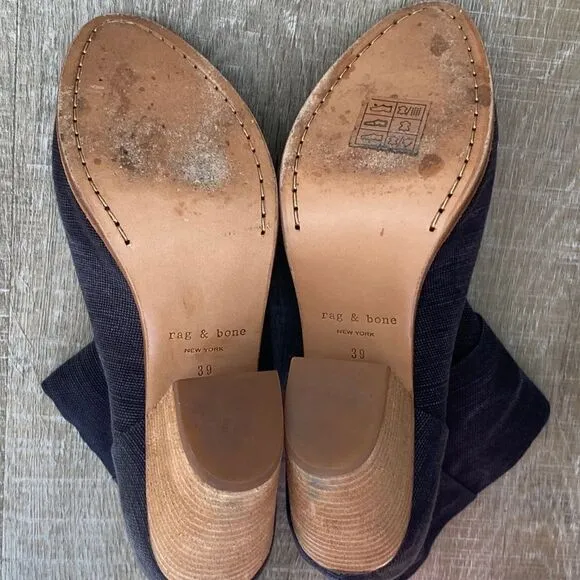 RAG &amp; BONE | Newbury Ankle Boots Stacked Block Heel Booties ASO Taylor Swift