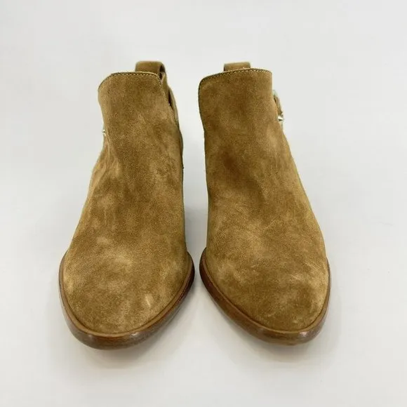 Rag &amp; Bone Sullivan Brown Suede Ankle Boots Womens EU Size 36.5 US 6.5 — NEW