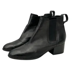 Rag &amp; Bone Walker Boot Napa Leather Chelsea SZ 38.5 Women's Black Chic Classic