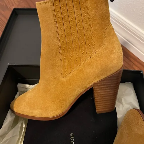 Rag and Bone Rover High Bourbon Suede Boots