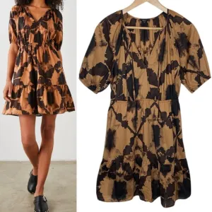 Rails Amabella Dress Tigers Eye Size Small