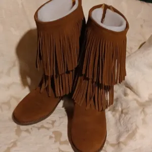 Ralph Lauren suede boots.