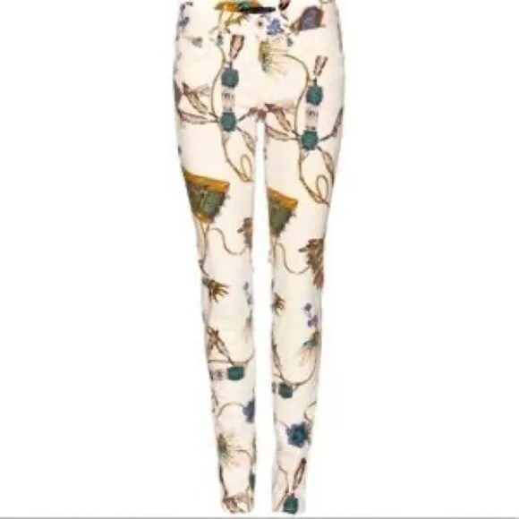 Ralph Lauren Sport Convair Native American print skinny jeans, NWT
