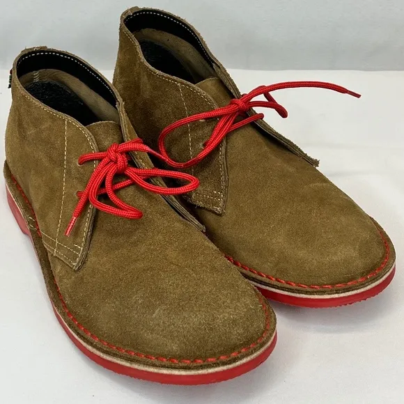 Rare and unique VELDSKOEN SHOES HERITAGE PINOTAGE  RED Mens Size 8
