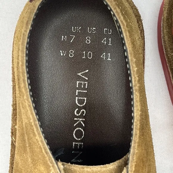 Rare and unique VELDSKOEN SHOES HERITAGE PINOTAGE  RED Mens Size 8