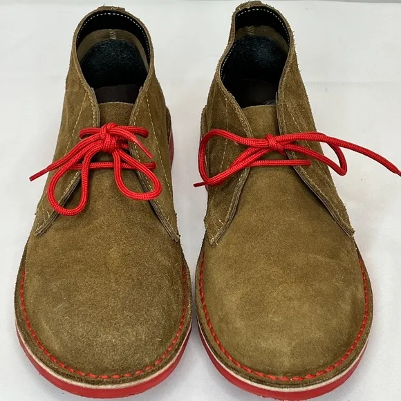 Rare and unique VELDSKOEN SHOES HERITAGE PINOTAGE  RED Mens Size 8