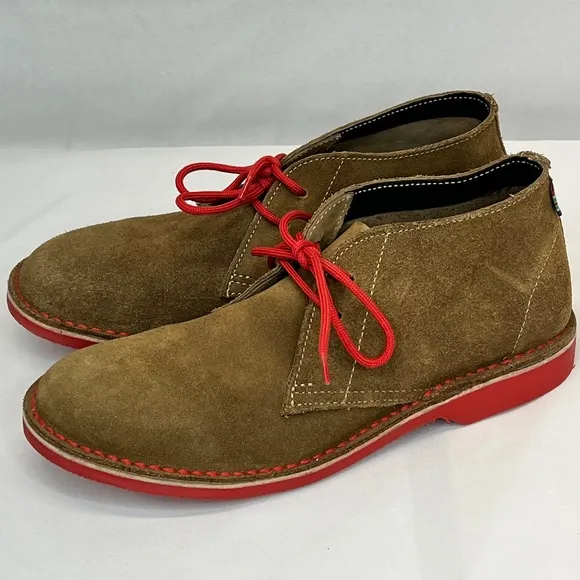 Rare and unique VELDSKOEN SHOES HERITAGE PINOTAGE  RED Mens Size 8
