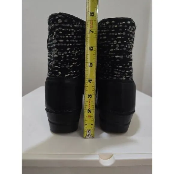 Rare Sanita Clog Boots Comfort European Original Booties Black Size 39 EU 9 US