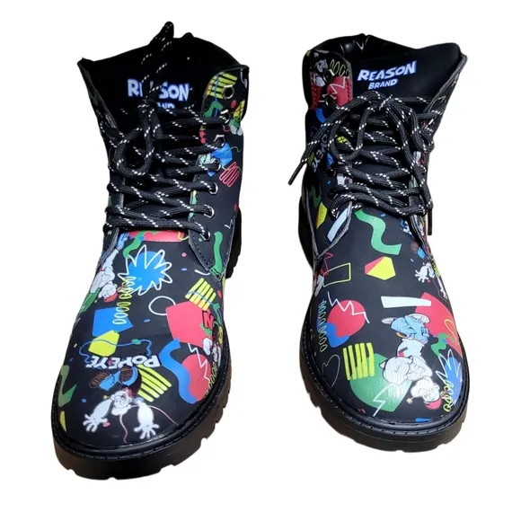 Reason x Popeye Faux Suede Boots