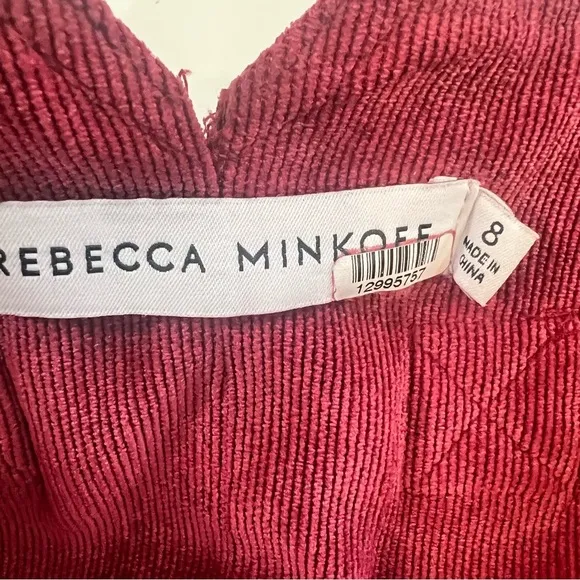 Rebecca Minkoff Brielle Corduroy Mini Skirt Size 8 Apres Ski Casual Chic