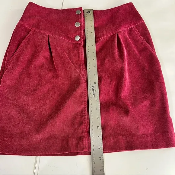 Rebecca Minkoff Brielle Corduroy Mini Skirt Size 8 Apres Ski Casual Chic