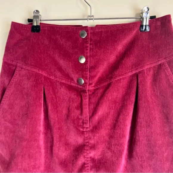 Rebecca Minkoff Brielle Corduroy Mini Skirt Size 8 Apres Ski Casual Chic